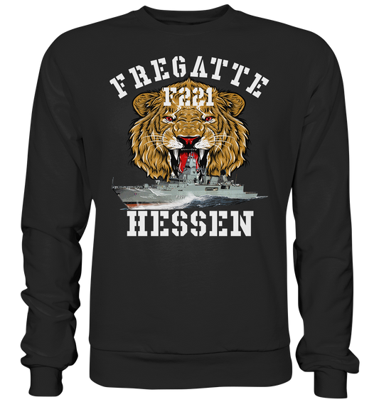 Fregatte F221 HESSEN Löwe - Premium Sweatshirt