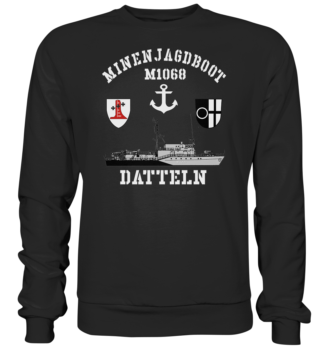 Mij.-Boot M1068 DATTELN Anker 1.MSG - Premium Sweatshirt