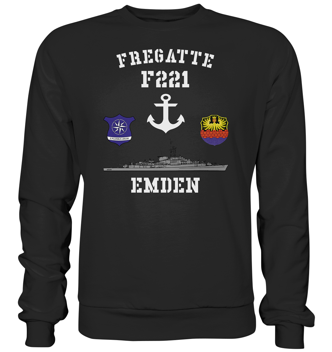 Fregatte F221 EMDEN Anker  - Premium Sweatshirt