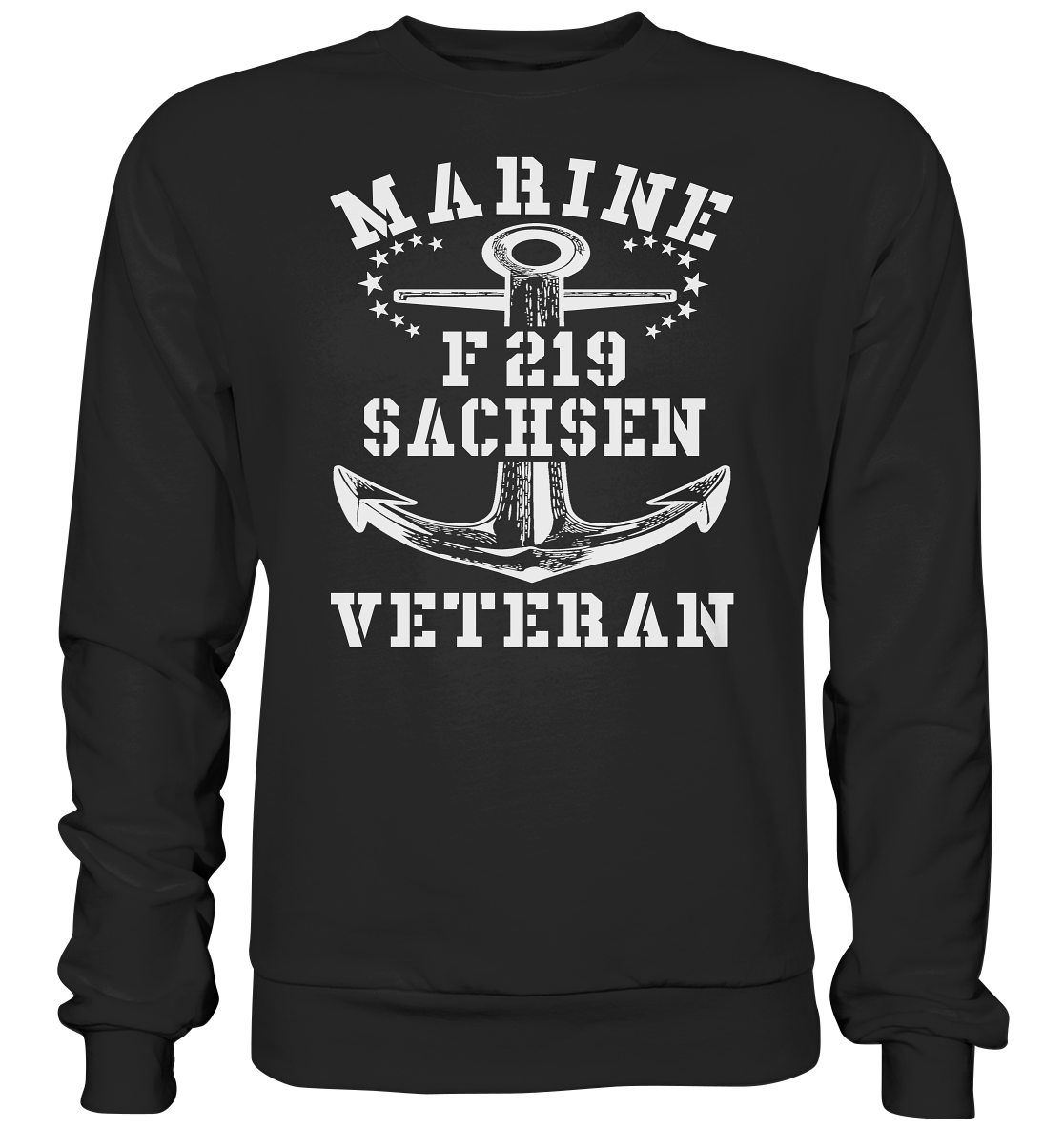 Fregatte F219 SACHSEN Marine Veteran - Premium Sweatshirt
