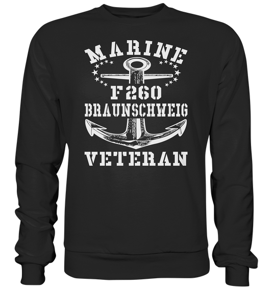 Korvette F260 BRAUNSCHWEIG Marine Veteran - Premium Sweatshirt