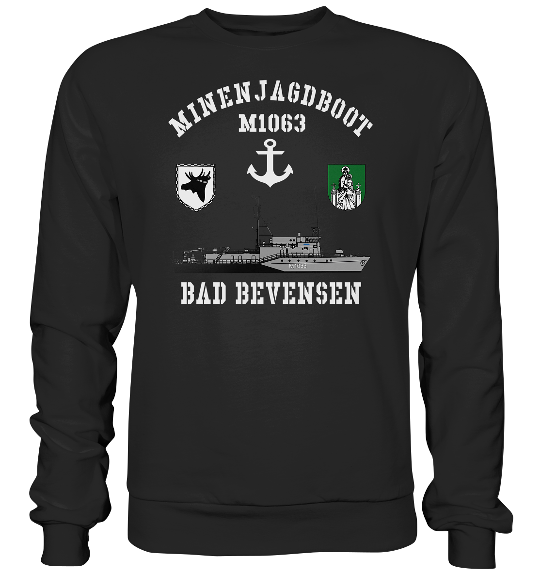 Mij.-Boot M1063 BAD BEVENSEN Anker 3.MSG - Premium Sweatshirt