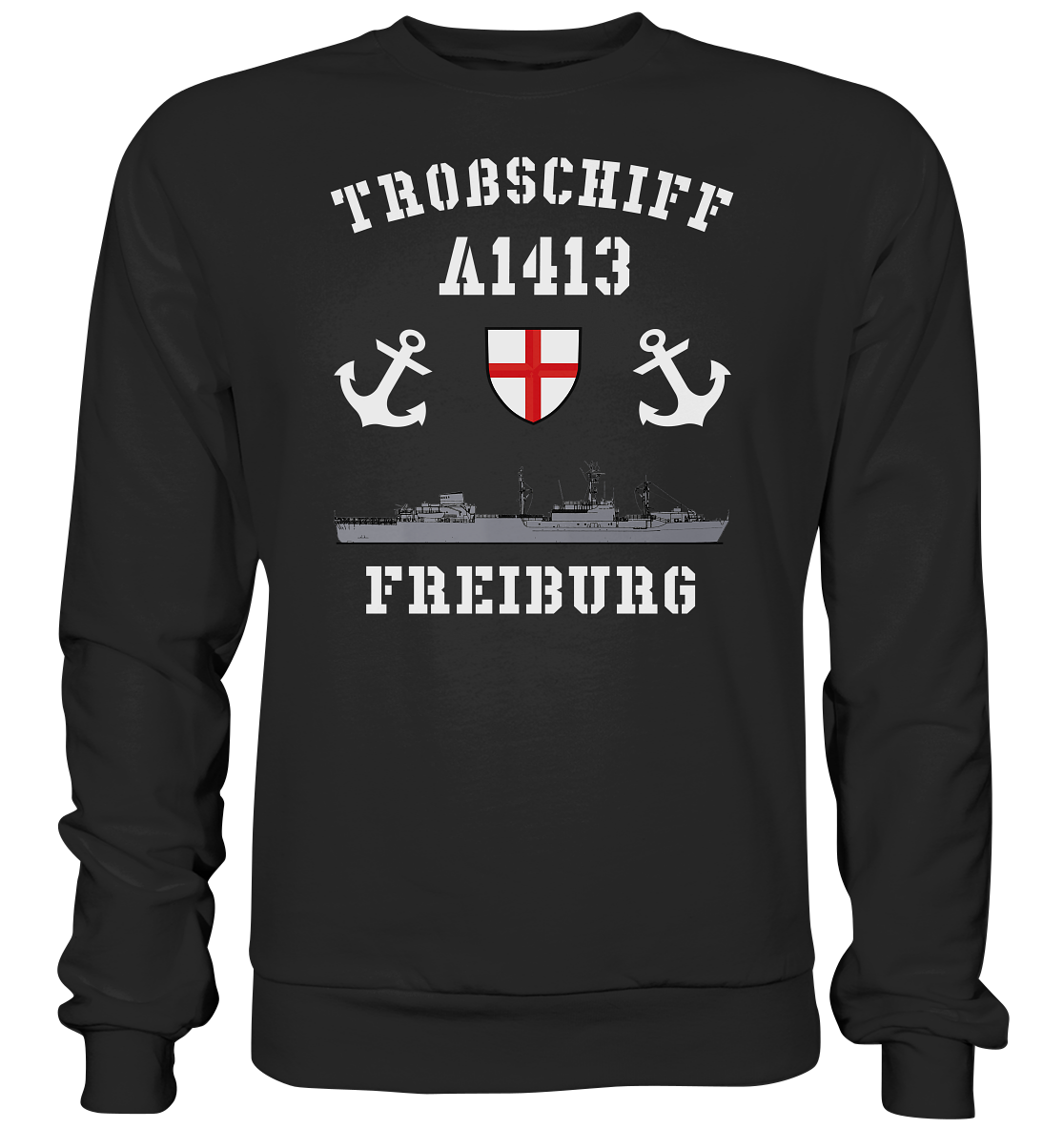 Troßschiff A1413 FREIBURG nach Umbau - Premium Sweatshirt