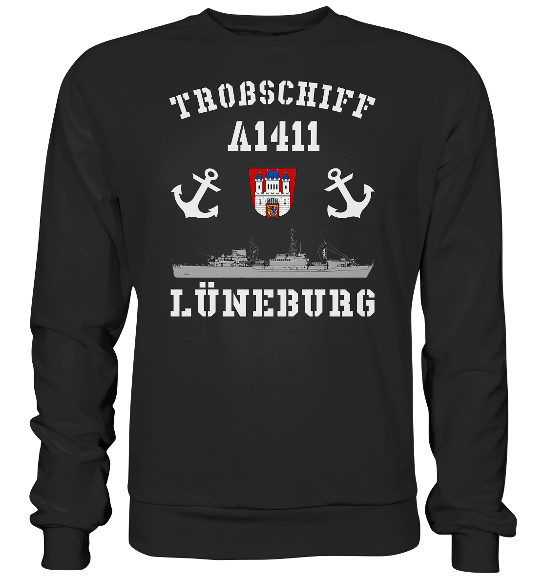 Troßschiff A1411 LÜNEBURG - Premium Sweatshirt