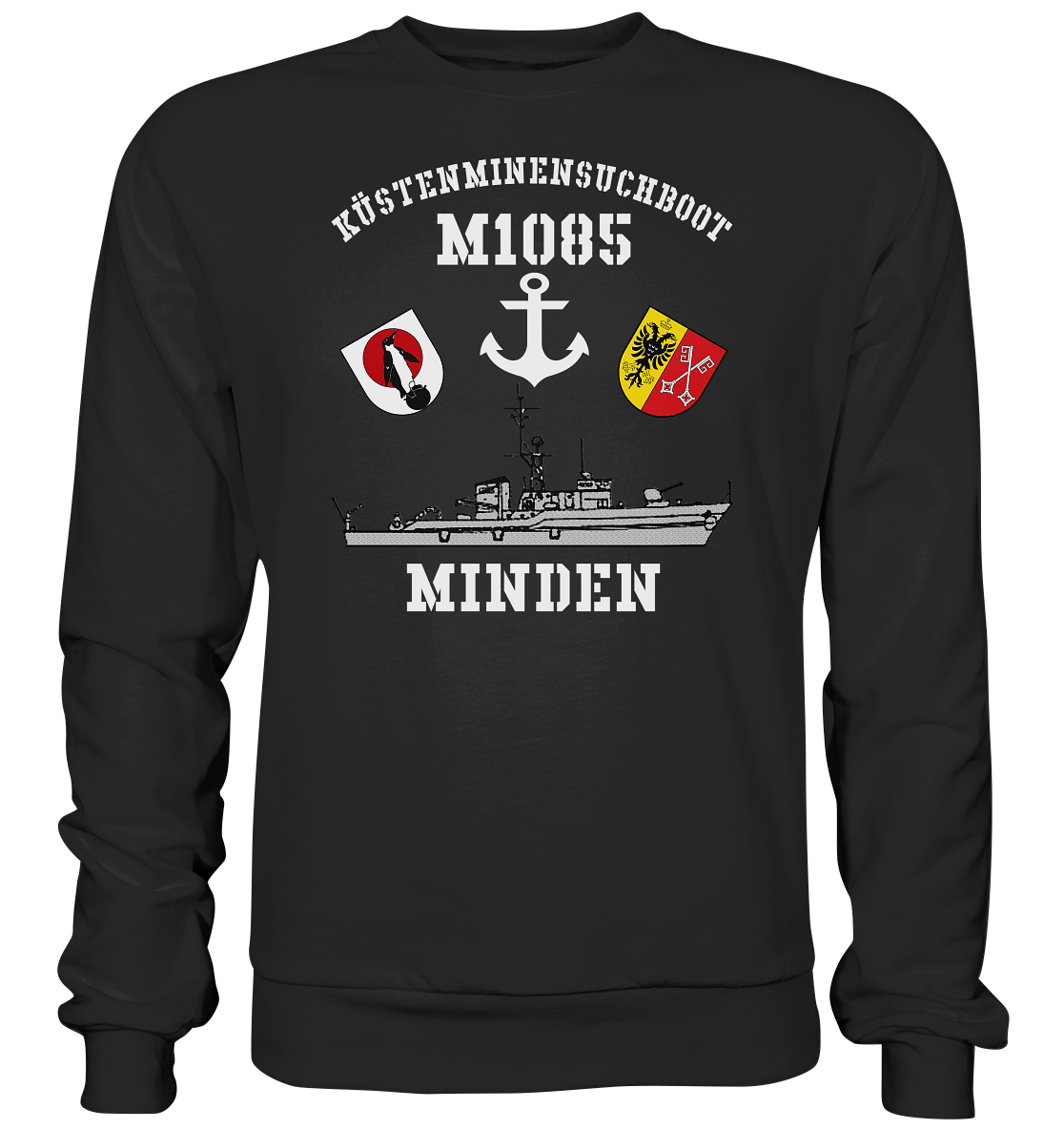 KM-Boot M1085 MINDEN Anker - Premium Sweatshirt