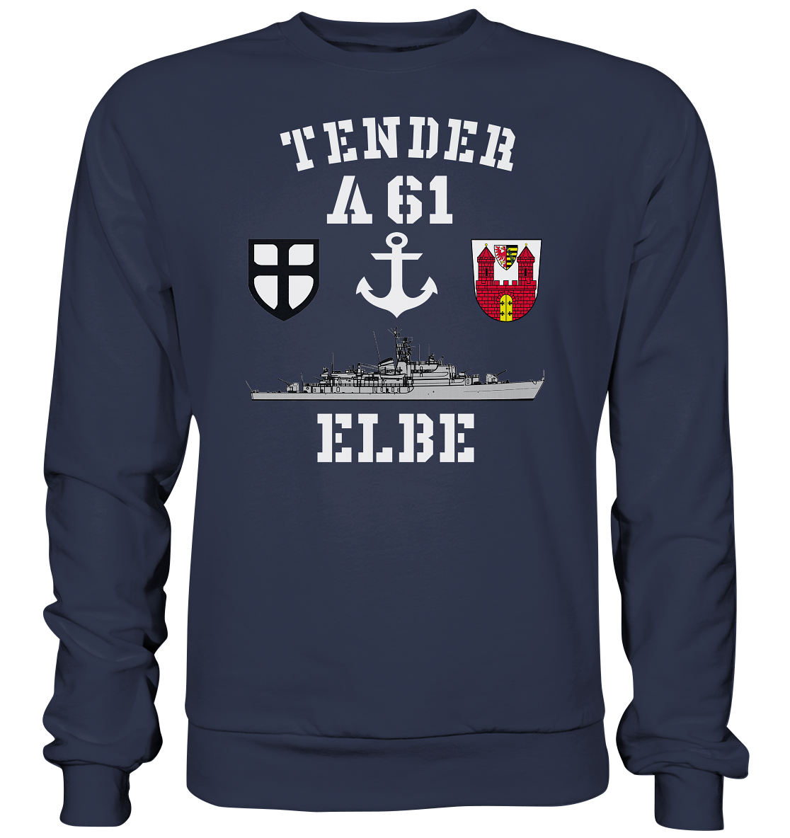 Tender A61 ELBE 7.SG ANKER - Premium Sweatshirt
