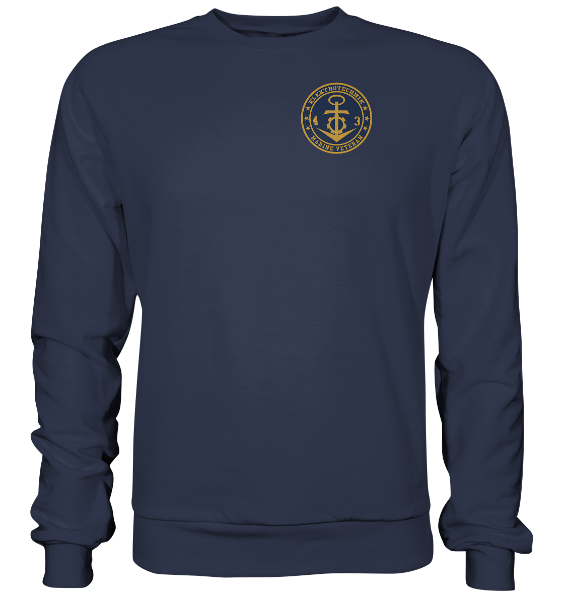 ELEKROTECHNIK 43er Marine Veteran Brustlogo - Premium Sweatshirt