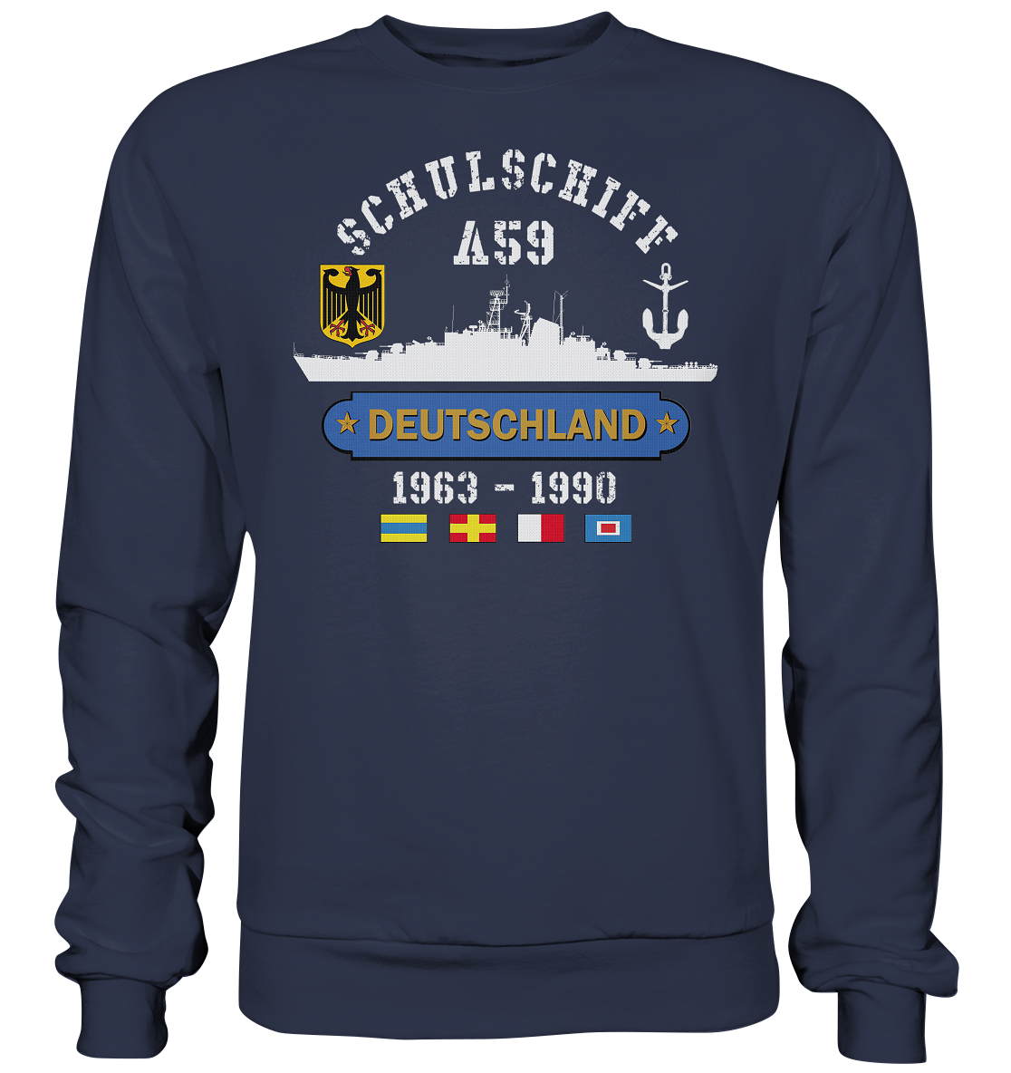 Schulschiff A59 DEUTSCHLAND - Premium Sweatshirt