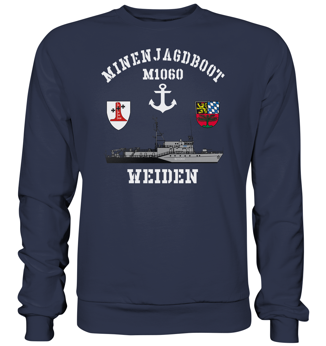 Mij.-Boot M1060 WEIDEN Anker 1.MSG - Premium Sweatshirt