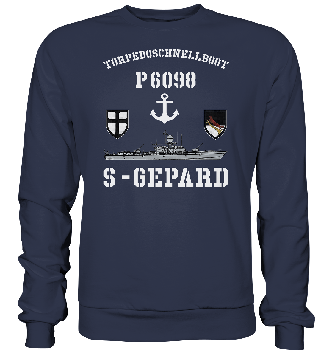 Torpedoschnellboot P6098 S-GEPARD Anker - Premium Sweatshirt