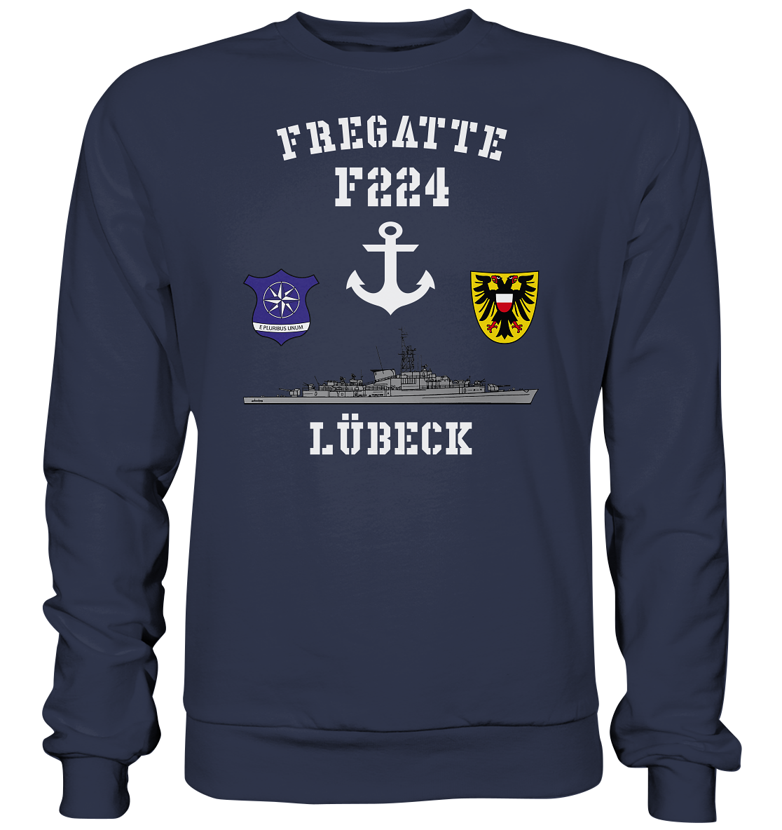 Fregatte F224 LÜBECK Anker   - Premium Sweatshirt