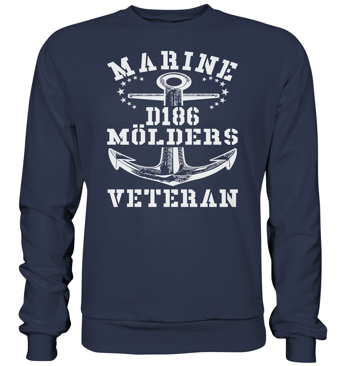 Zerstörer D186 MÖLDERS Marine Veteran - Premium Sweatshirt
