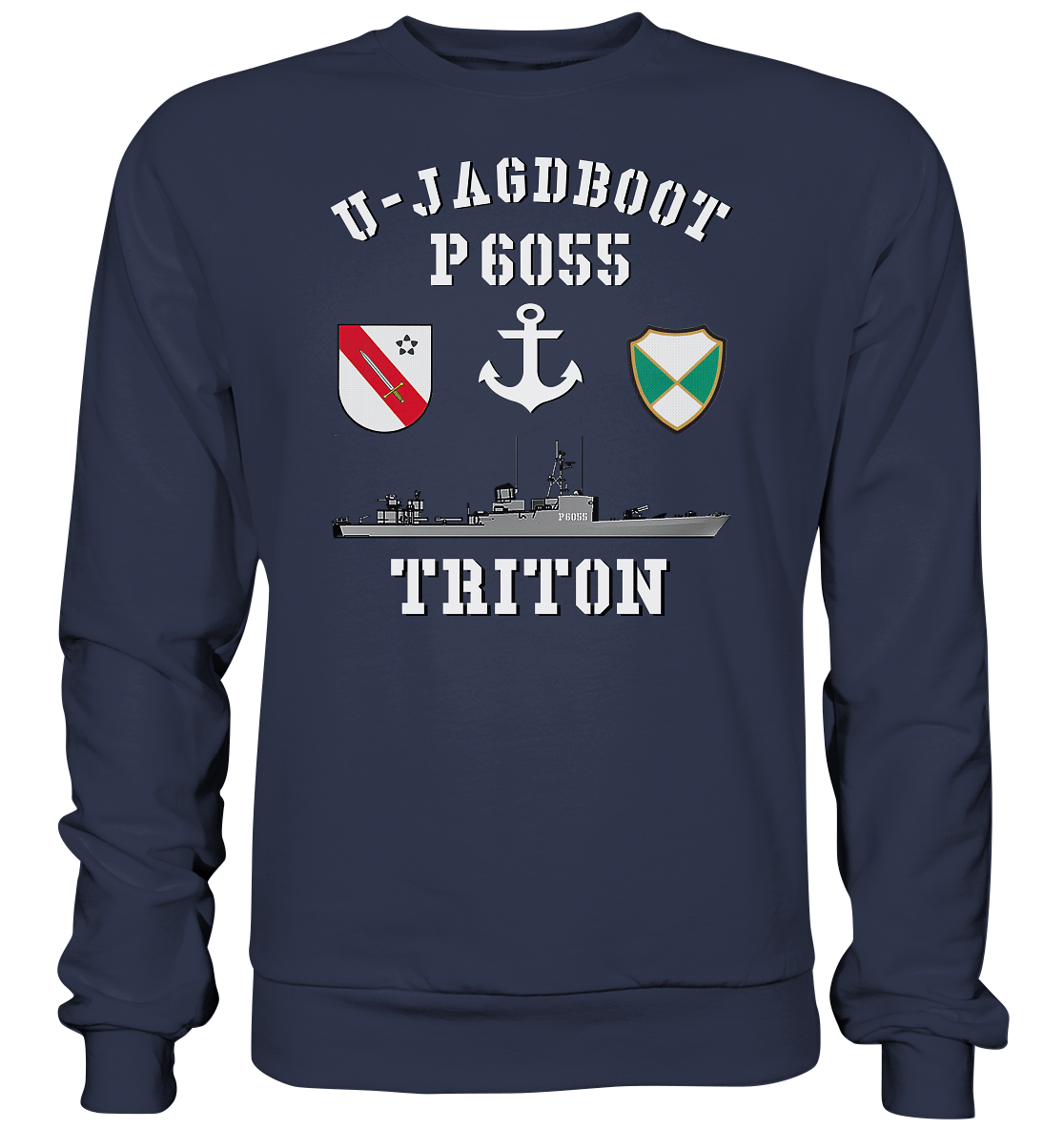 U-Jagdboot P6055 TRITON Anker - Premium Sweatshirt
