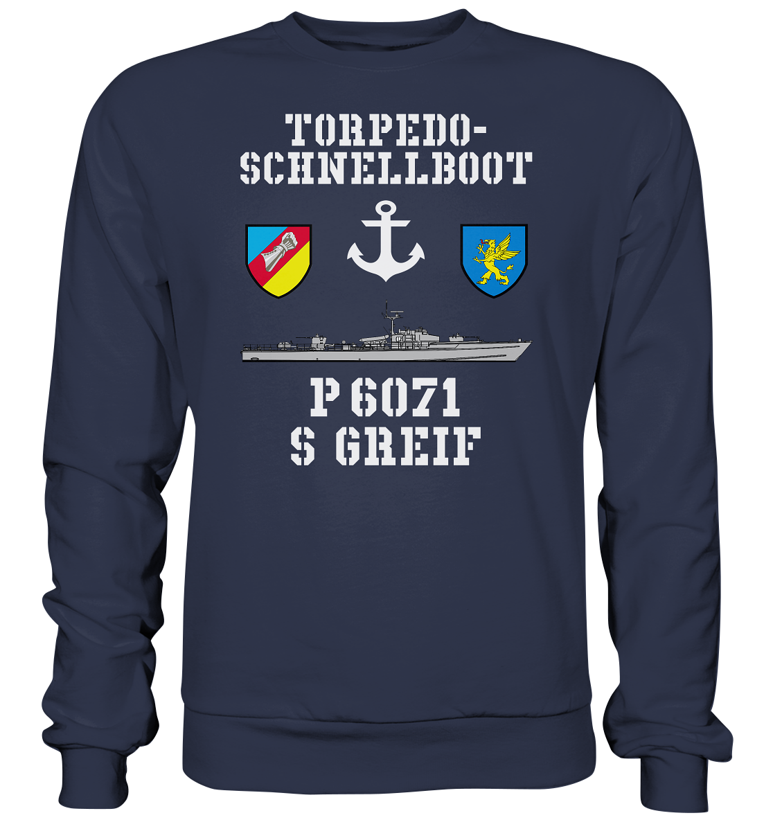 Torpedo-Schnellboot P6071 GREIF - Premium Sweatshirt