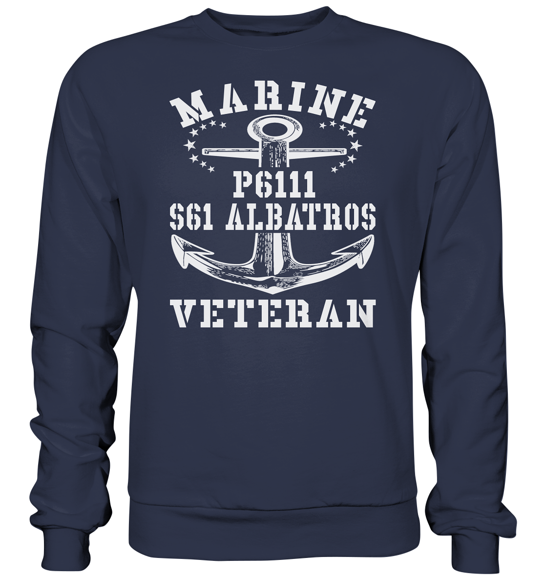 FK-Schnellboot P6111 ALBATROS Marine Veteran - Premium Sweatshirt