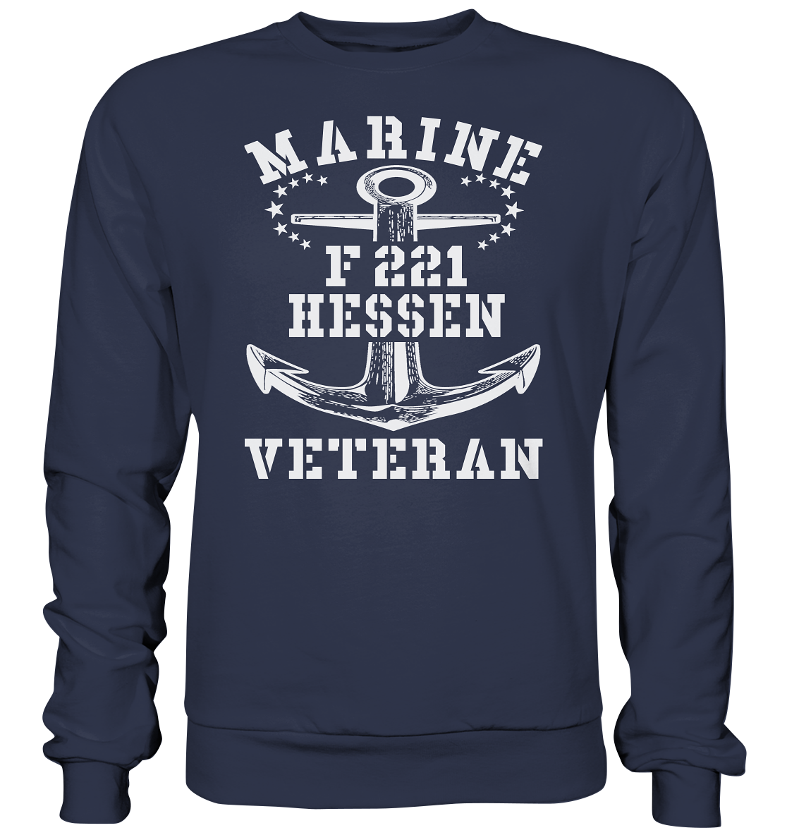 Fregatte F221 HESSEN Marine Veteran - Premium Sweatshirt