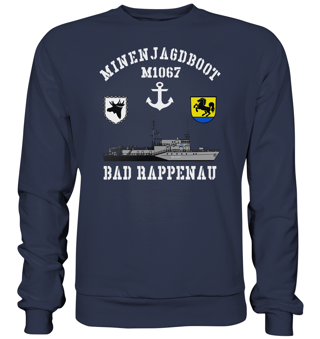 Mij.-Boot M1067 BAD RAPPENAU Anker 3.MSG - Premium Sweatshirt