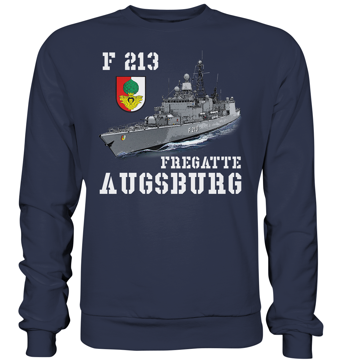F213 Fregatte AUGSBURG - Premium Sweatshirt