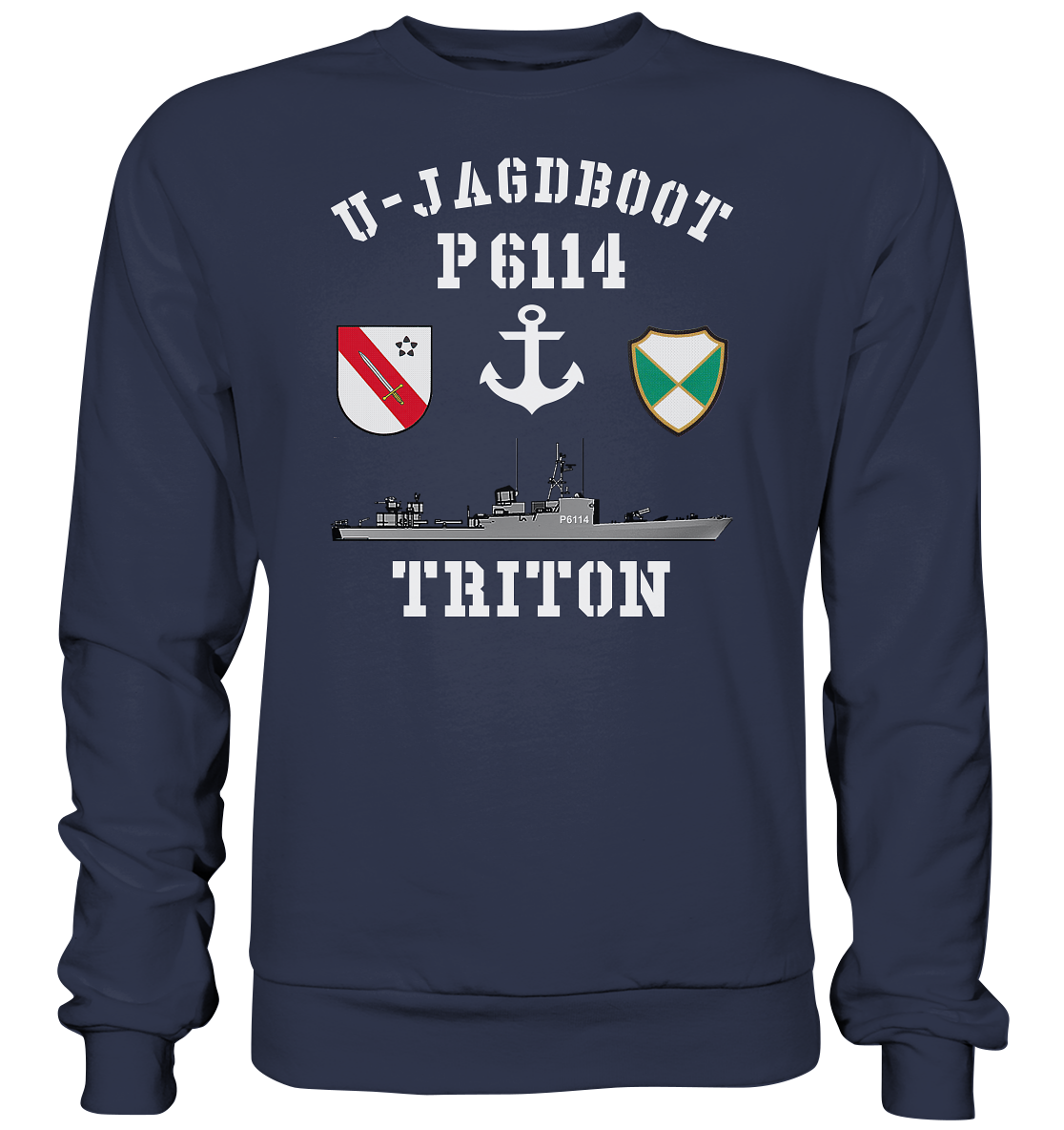 U-Jagdboot P6114 TRITON Anker - Premium Sweatshirt