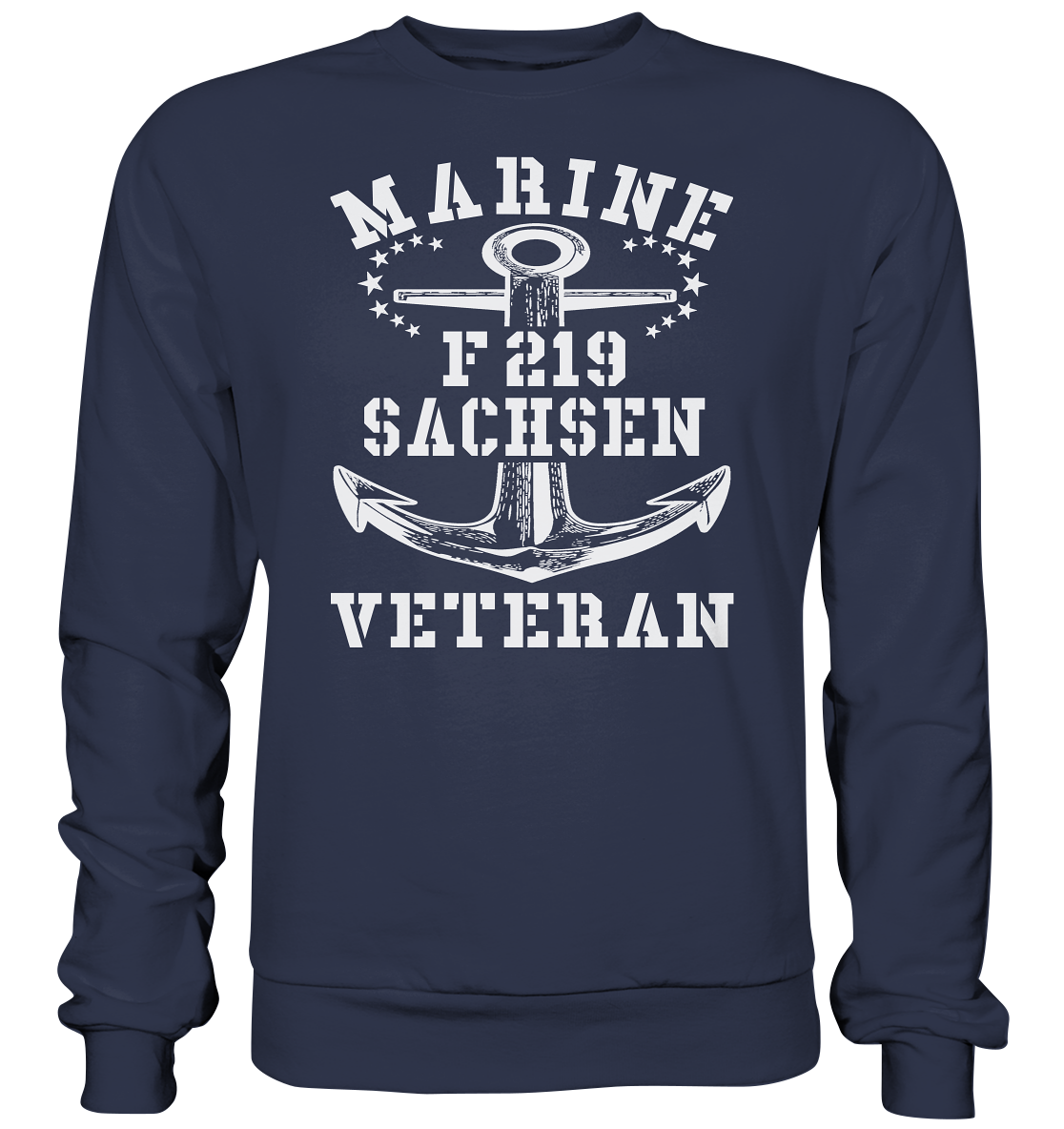 Fregatte F219 SACHSEN Marine Veteran - Premium Sweatshirt