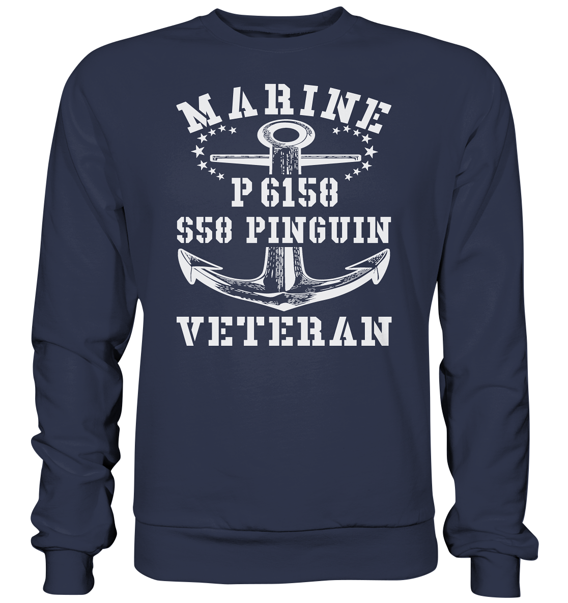 P6158 S58 PINGUIN Marine Veteran - Premium Sweatshirt
