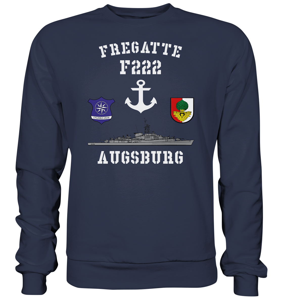 Fregatte F222 AUGSBURG Anker - Premium Sweatshirt