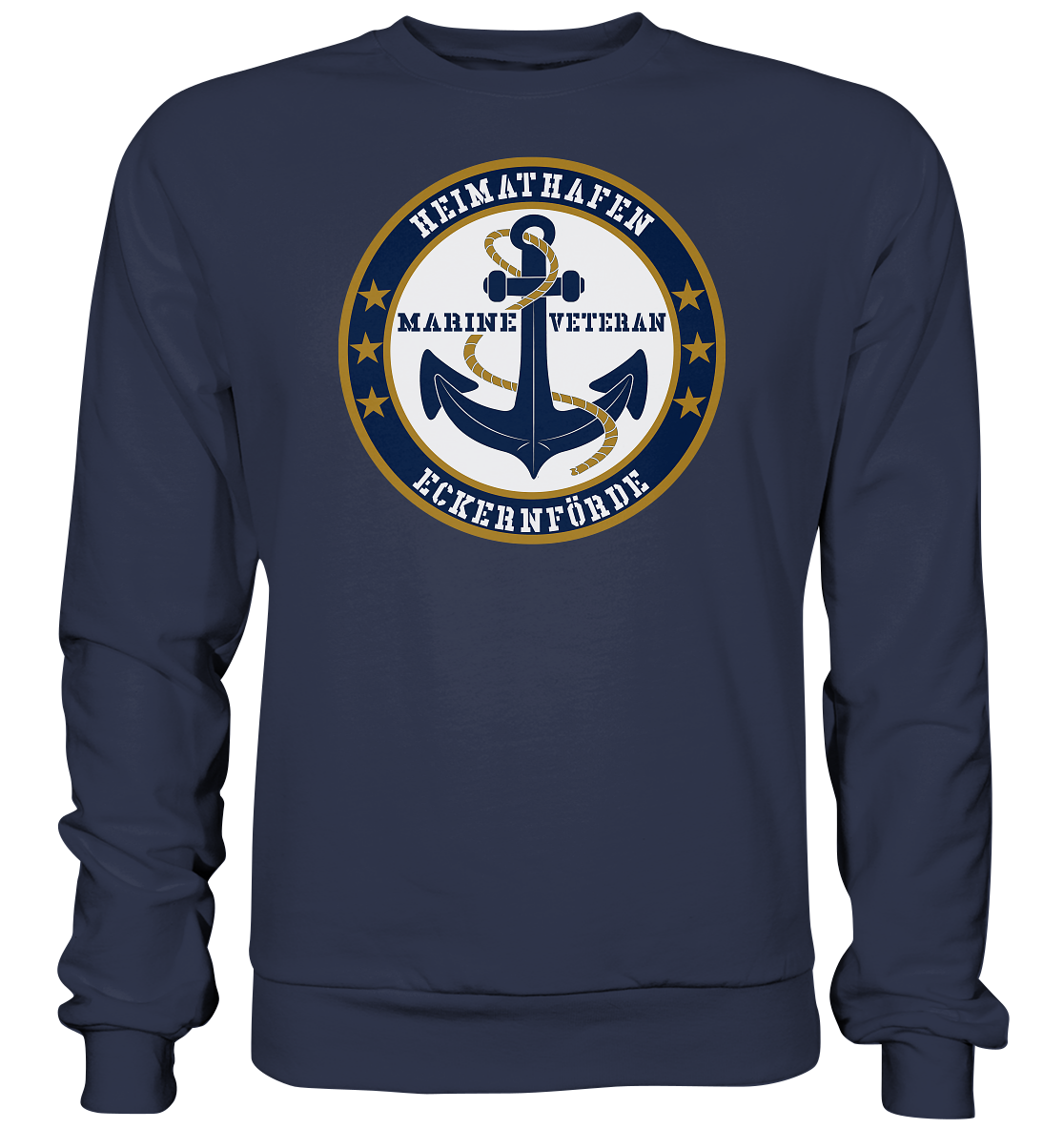 Marine Veteran Heimathafen ECKERNFÖRDE - Premium Sweatshirt