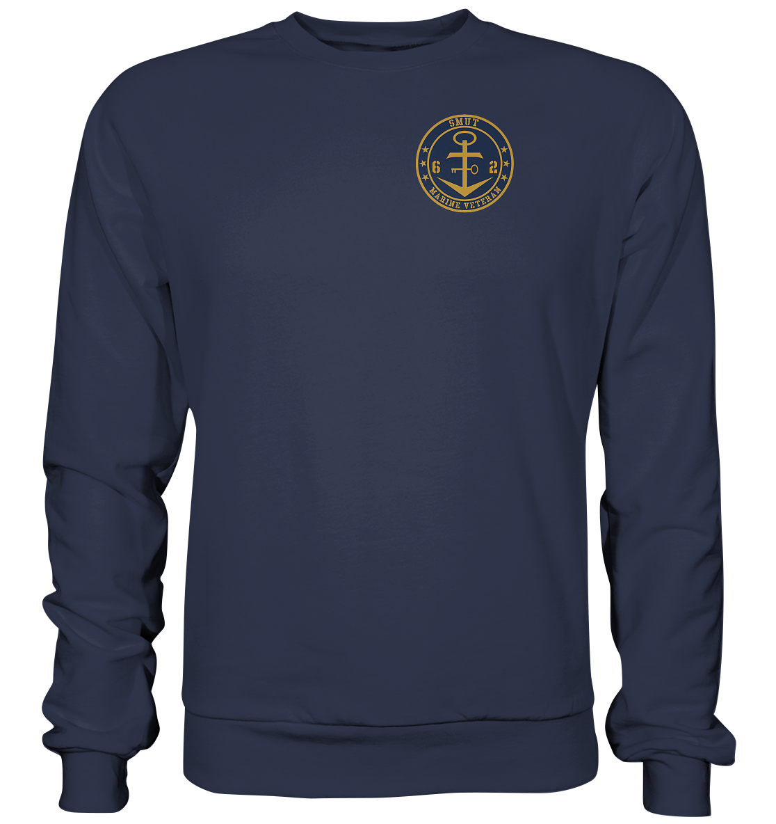 SMUT 62er Marine Veteran Brustlogo - Premium Sweatshirt