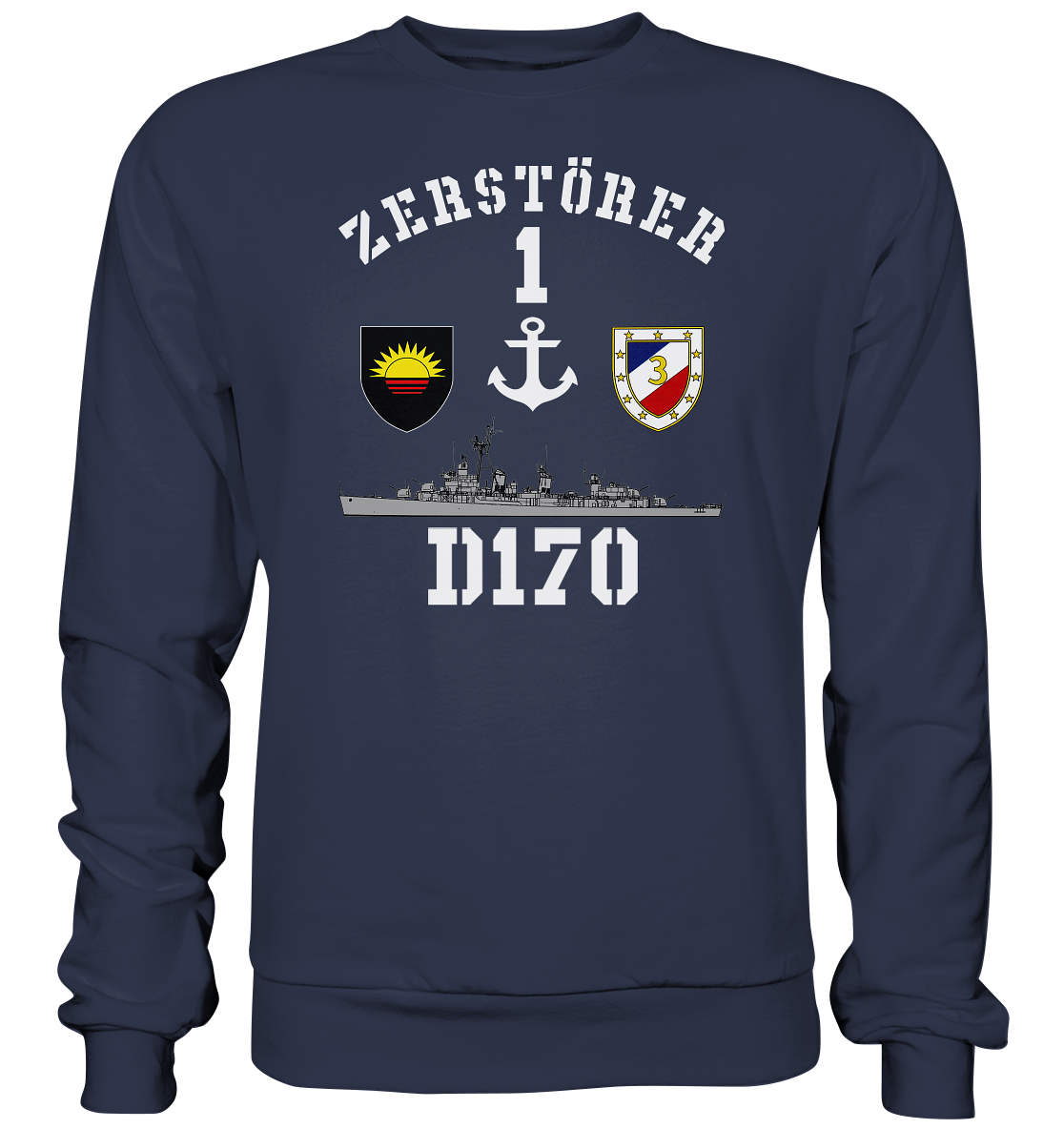 D170 ZERSTÖRER 1 Anker - Premium Sweatshirt
