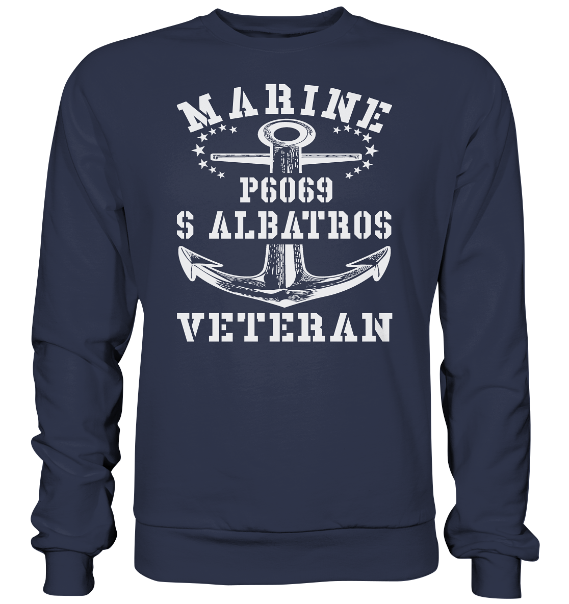 P6069 S ALBATROS Marine Veteran - Premium Sweatshirt