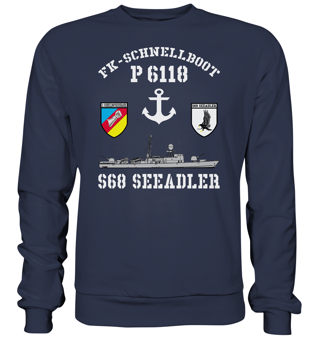 FK-Schnellboot P6118 SEEADLER 2.SG Anker  - Premium Sweatshirt