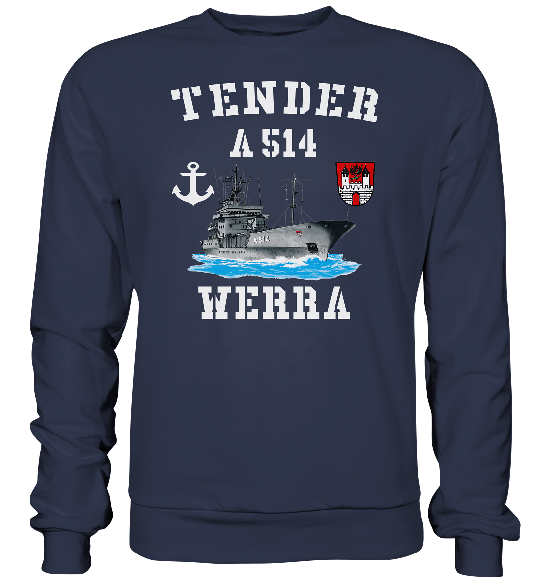 Tender A514 WERRA Anker - Premium Sweatshirt