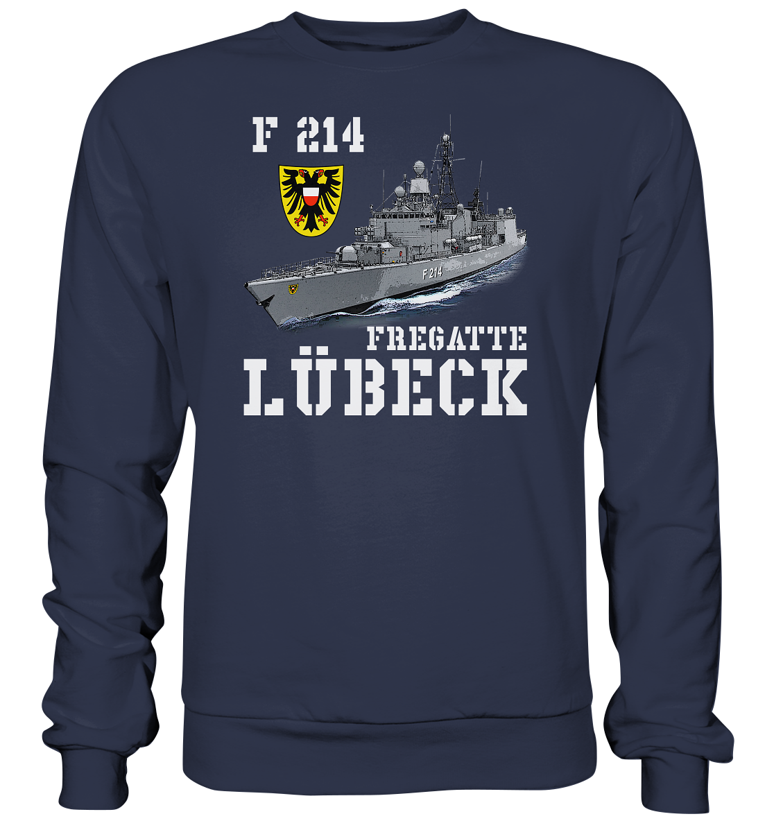 F214 Fregatte LÜBECK - Premium Sweatshirt