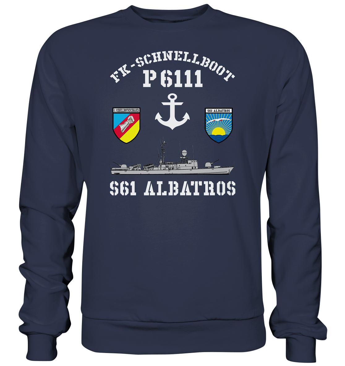 FK-Schnellboot P6111 ALBATROS 2.SG Anker - Premium Sweatshirt