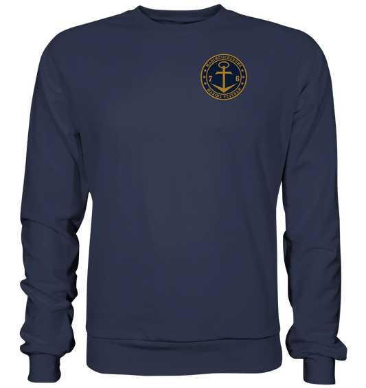 MARINESICHERUNG 76er Marine Veteran Brustlogo - Premium Sweatshirt