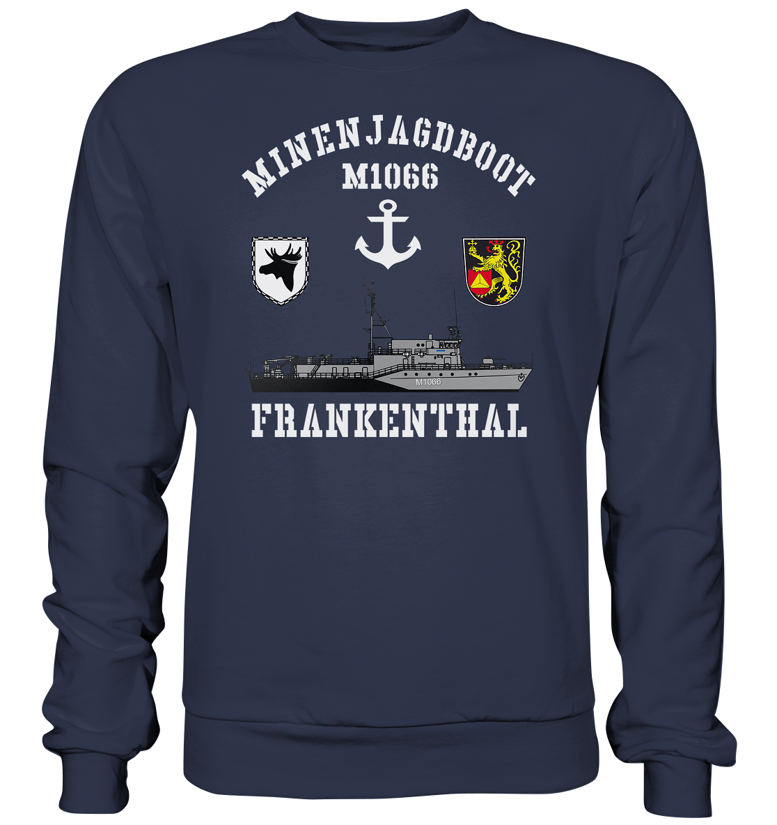 Mij.-Boot M1066 FRANKENTHAL Anker 3.MSG - Premium Sweatshirt