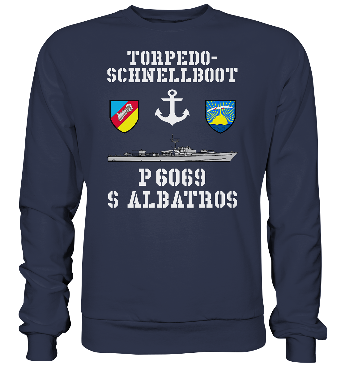 Torpedo-Schnellboot P6069 ALBATROS Anker - Premium Sweatshirt