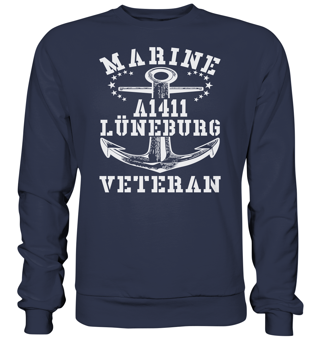Troßschiff A1411 LÜNEBURG Marine Veteran - Premium Sweatshirt