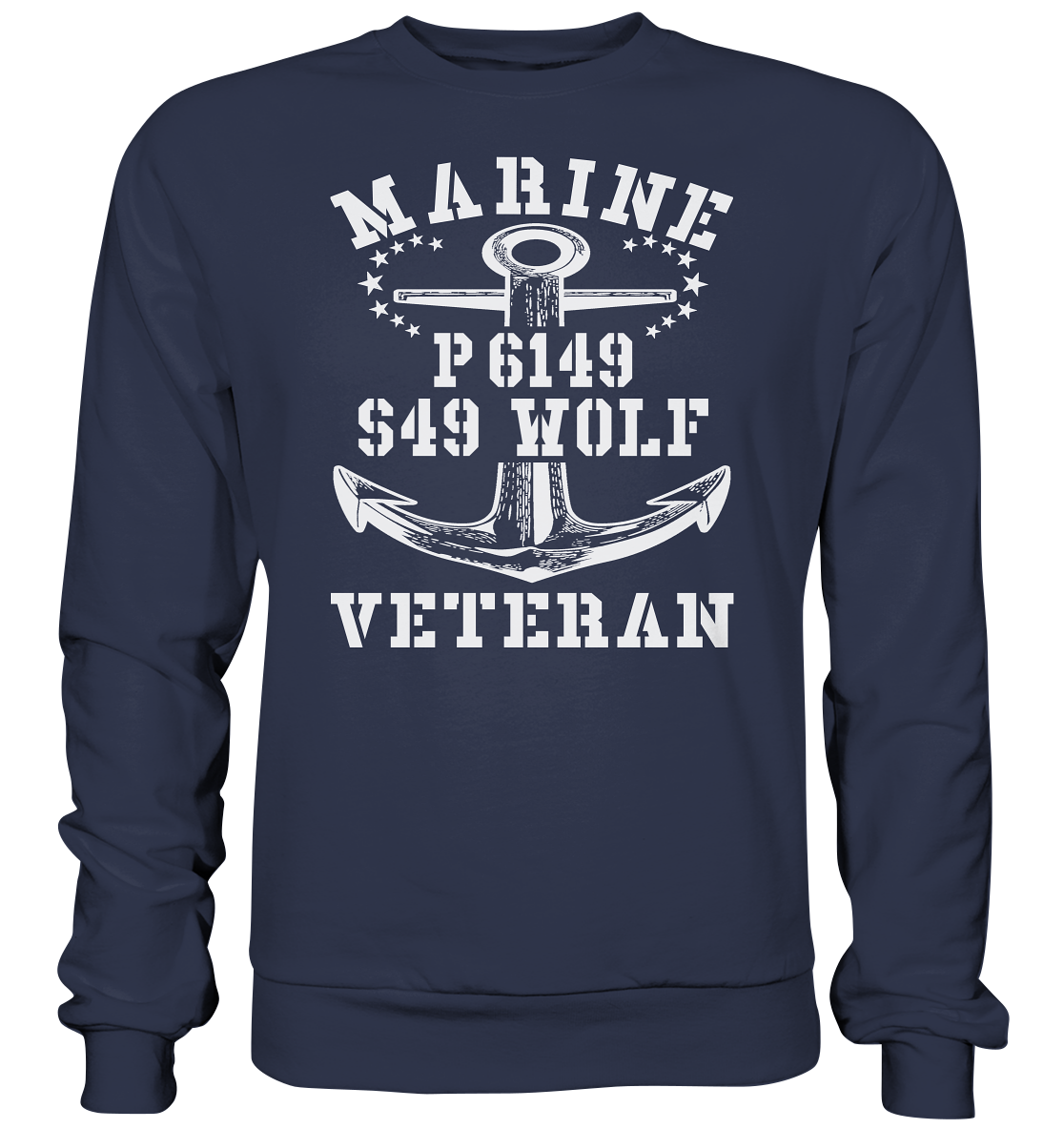 P6149 S49 WOLF Marine Veteran - Premium Sweatshirt