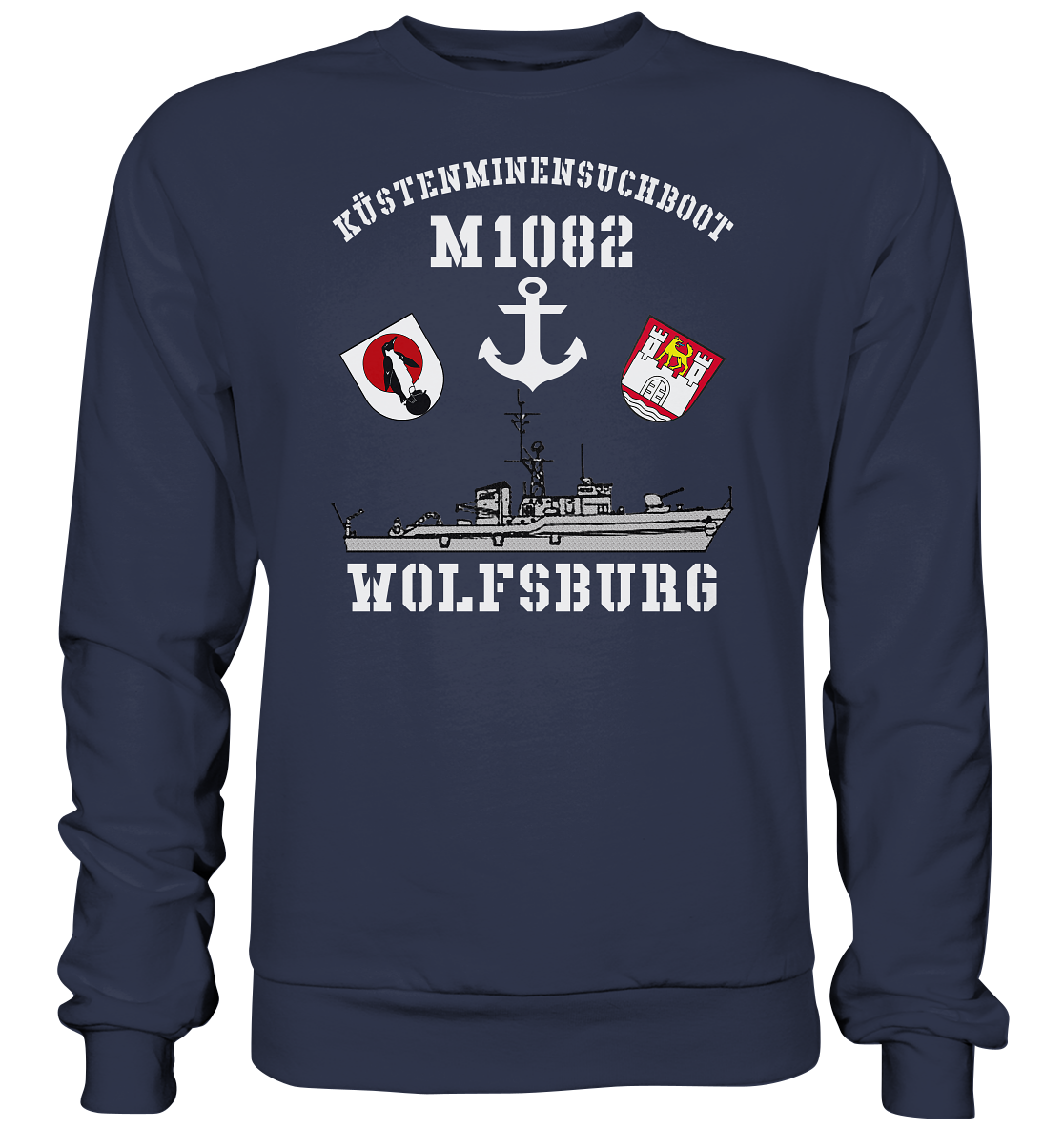 KM-Boot M1082 WOLFSBURG Anker - Premium Sweatshirt