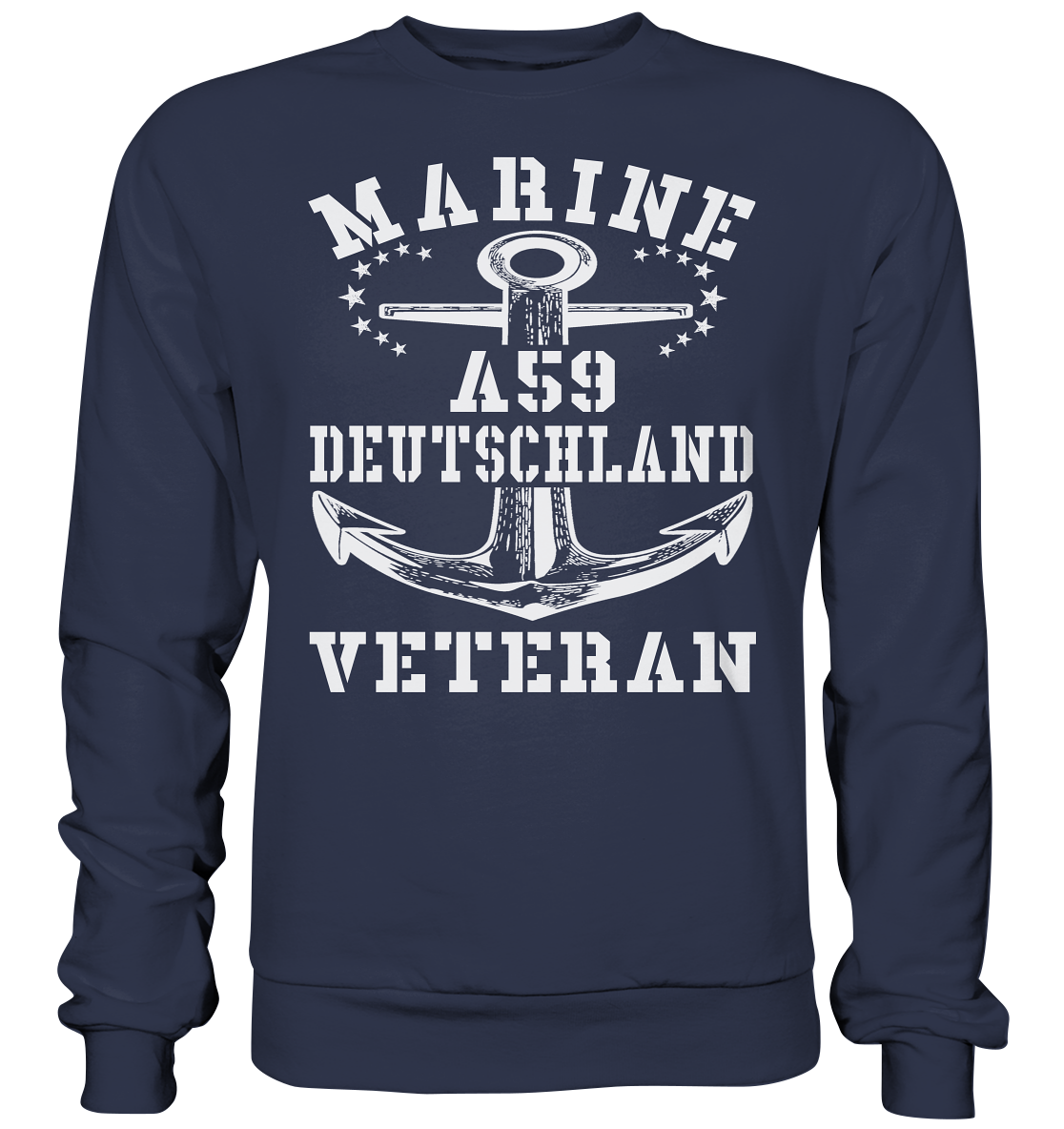 MARINE VETERAN A59 DEUTSCHLAND - Premium Sweatshirt