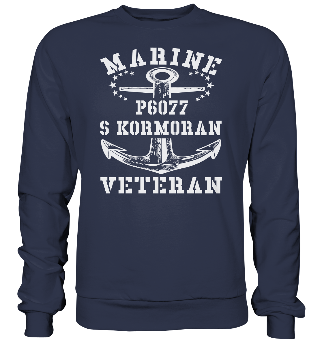 P6077 S KORMORAN Marine Veteran - Premium Sweatshirt