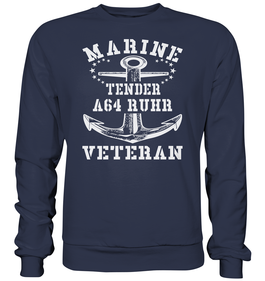 Tender A64 RUHR Marine Veteran - Premium Sweatshirt