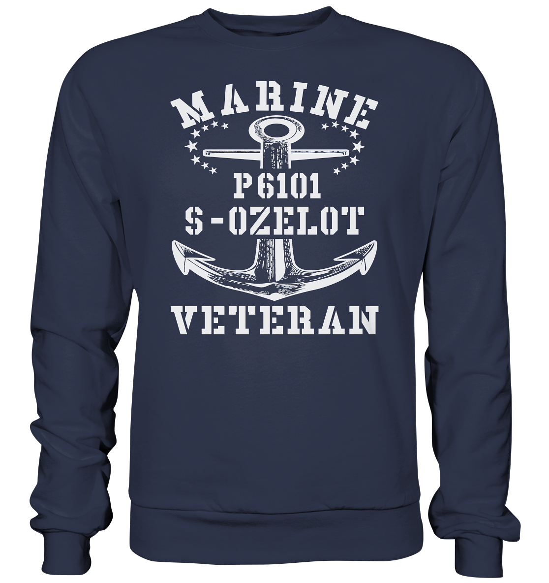 P6101 S-OZELOT Marine Veteran - Premium Sweatshirt