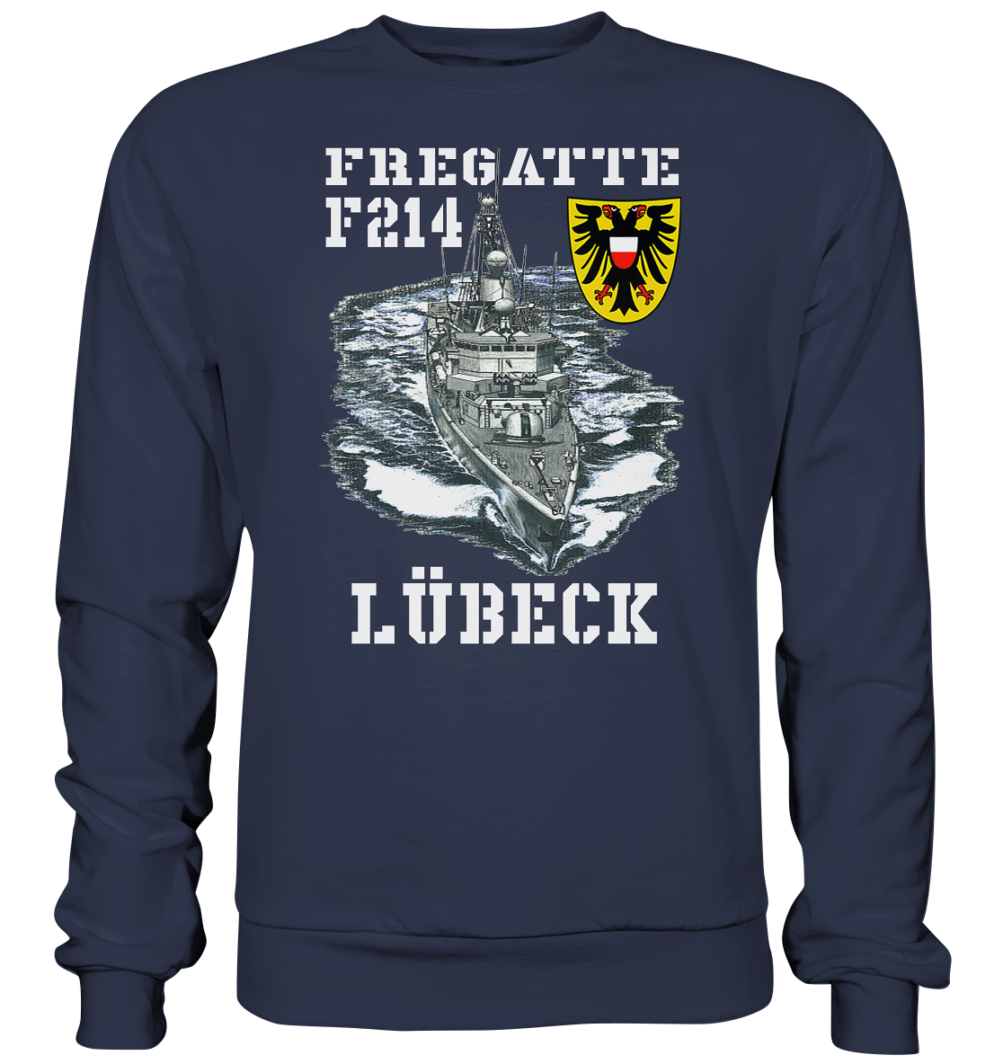 Fregatte F214 LÜBECK - Premium Sweatshirt