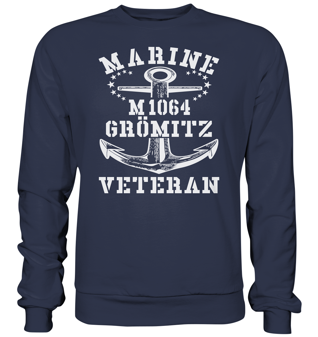 Mij.-Boot M1064 GRÖMITZ Marine Veteran - Premium Sweatshirt