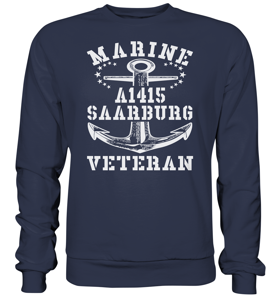 Troßschiff A1415 SAARBURG Marine Veteran - Premium Sweatshirt