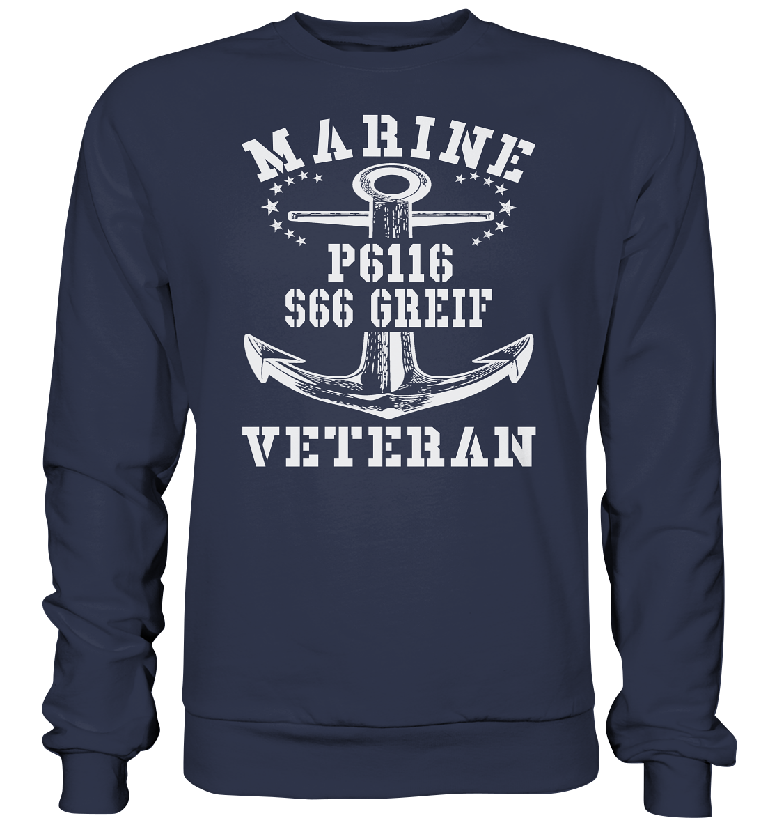 FK-Schnellboot P6116 GREIF Marine Veteran - Premium Sweatshirt
