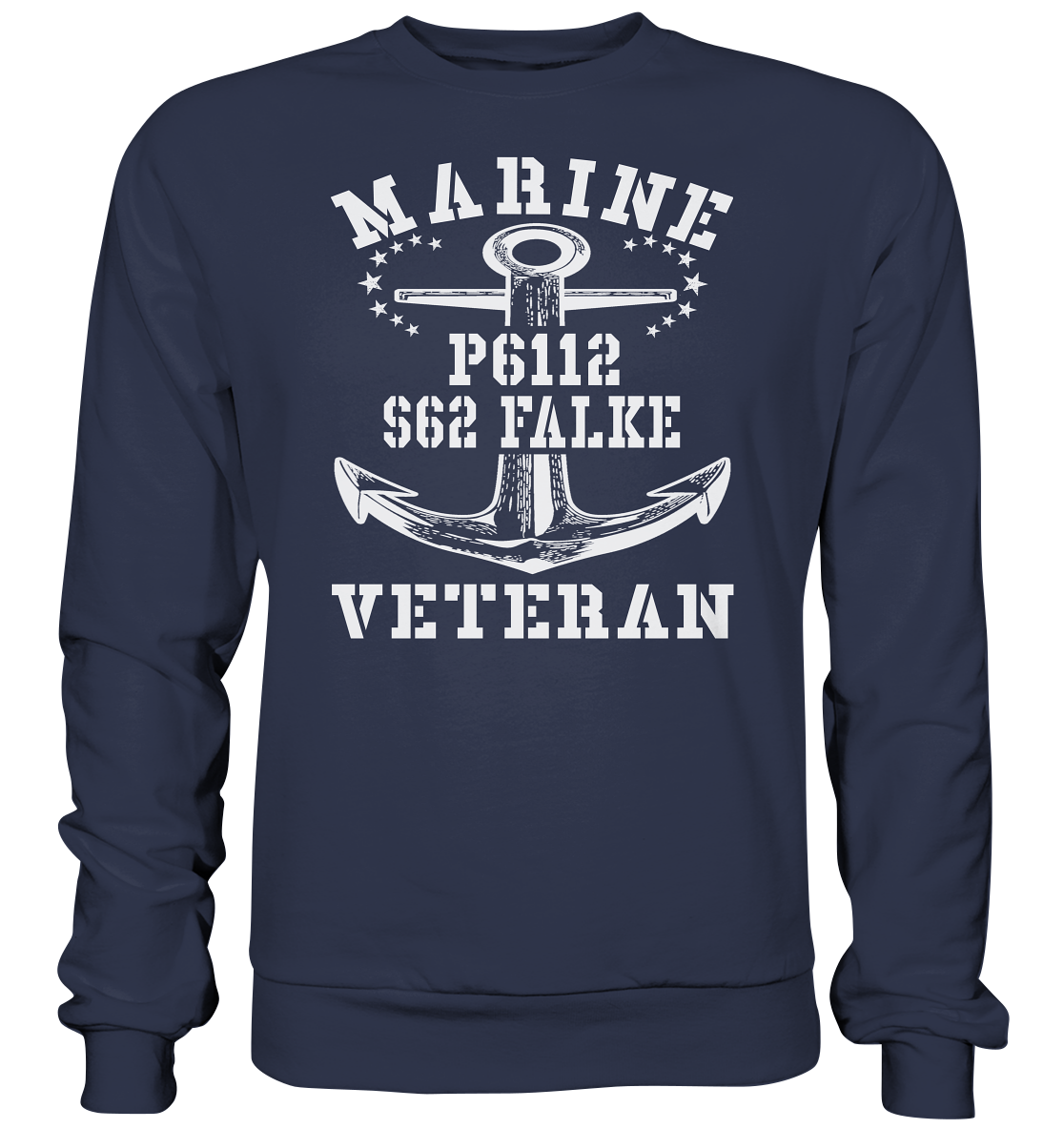 FK-Schnellboot P6112 FALKE Marine Veteran - Premium Sweatshirt