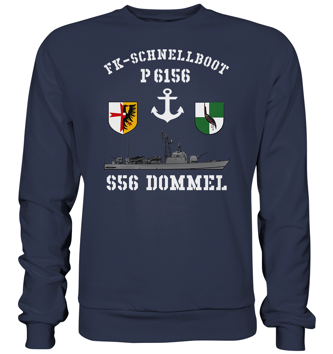 FK-Schnellboot P6156 DOMMEL Anker - Premium Sweatshirt